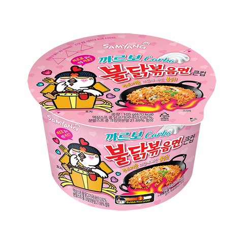 Samyang Carbonara Buldak Ramyun Big Cup (1 BOX / 16pcs)