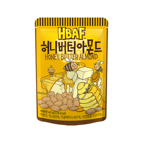 HBAF Honey Butter Almond 40g (1 BOX / 6pcs)