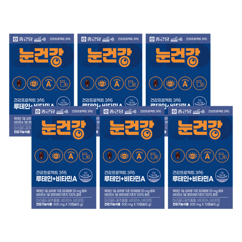 Chong Kun Dang Eye Health 10 Tablets (1 BOX / 6pcs)